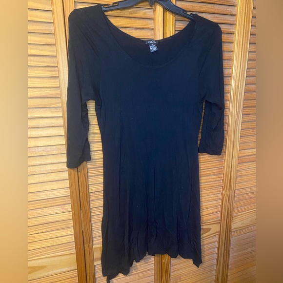 Black Skater Dress - Picture 2 of 4